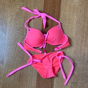 Victoria’s Secret Hot Pink Push Up bikini